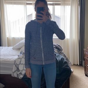 Roxy zip up sweater